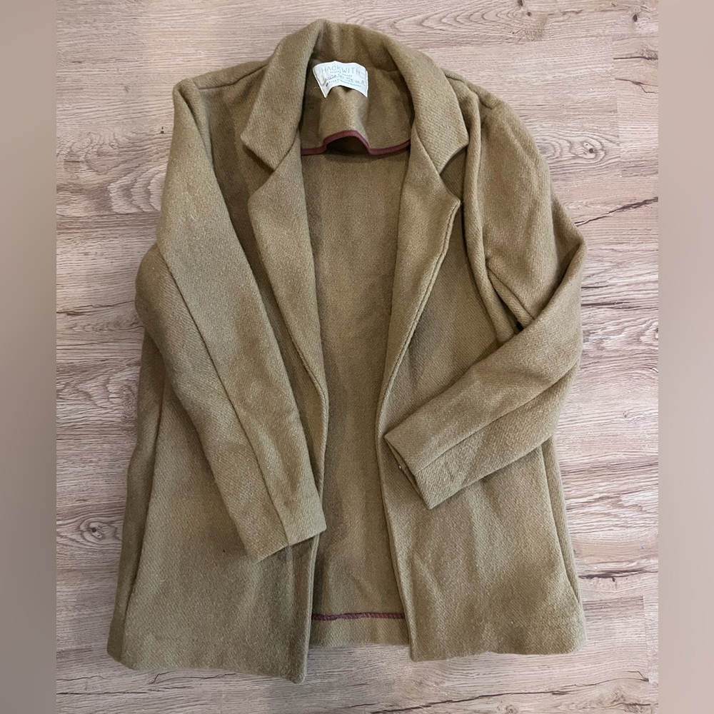 Handmade wool Coat - Hackwith Designs - Picture 2 of 2